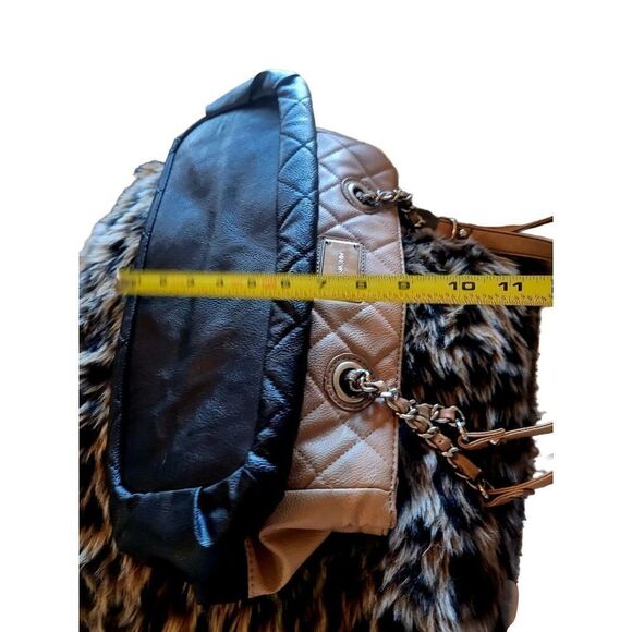 Nine west brown/black tote bag - Picture 8 of 9
